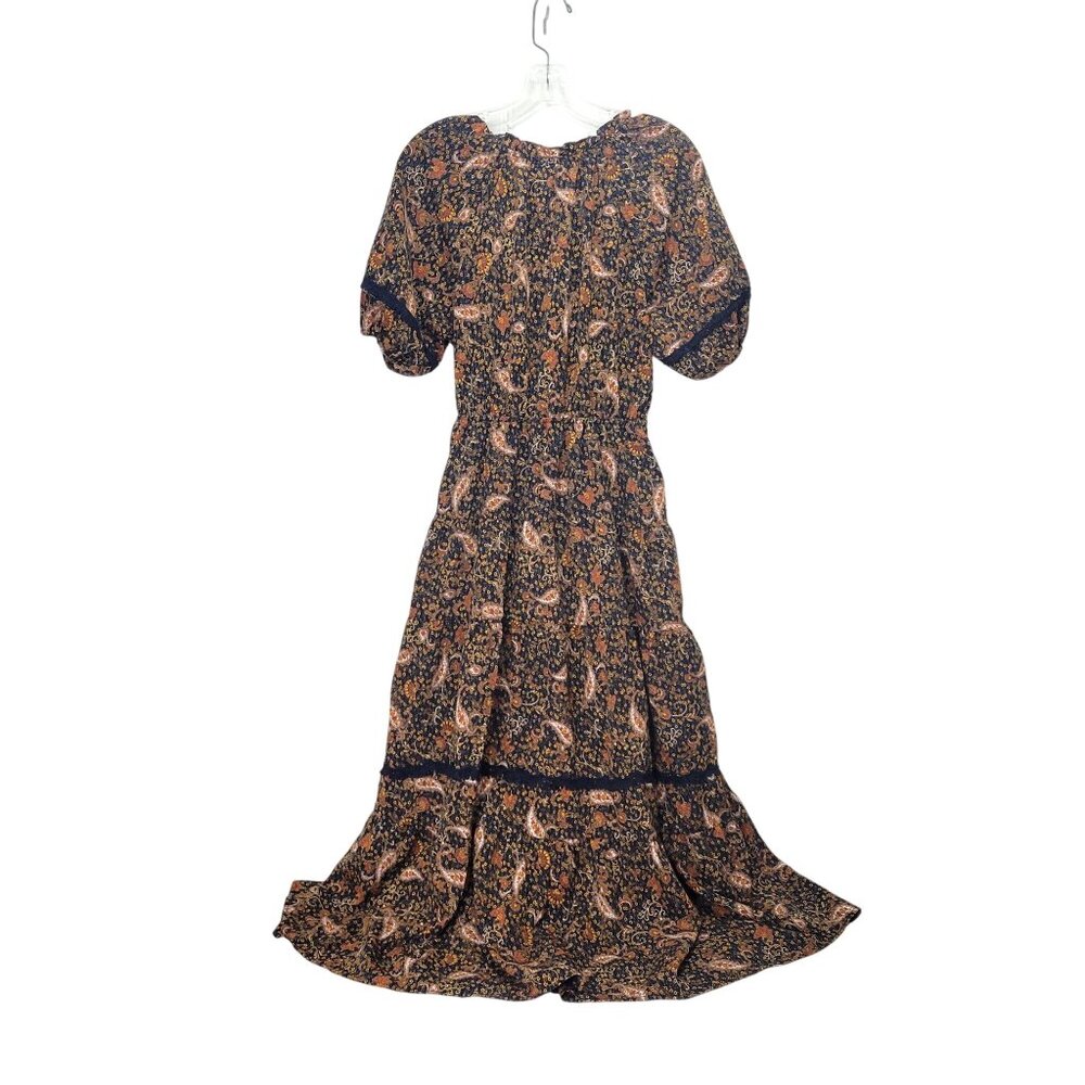 Bohemian Floral Maxi Dress Anthropologie By The River - Picture 3 of 5